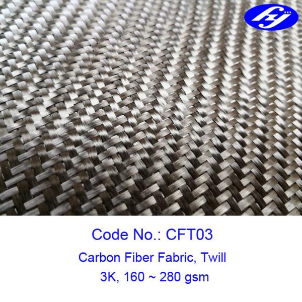 Quality 2x2 Twill Carbon Fiber Fabric / 240GSM Carbon Fiber Cloth Fabric 3K For Car for sale
