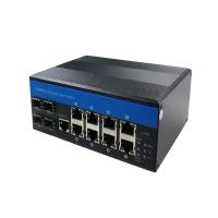 China 12 Port Poe Switch Managed Din Rail Smart Poe Switch 240W Max for sale