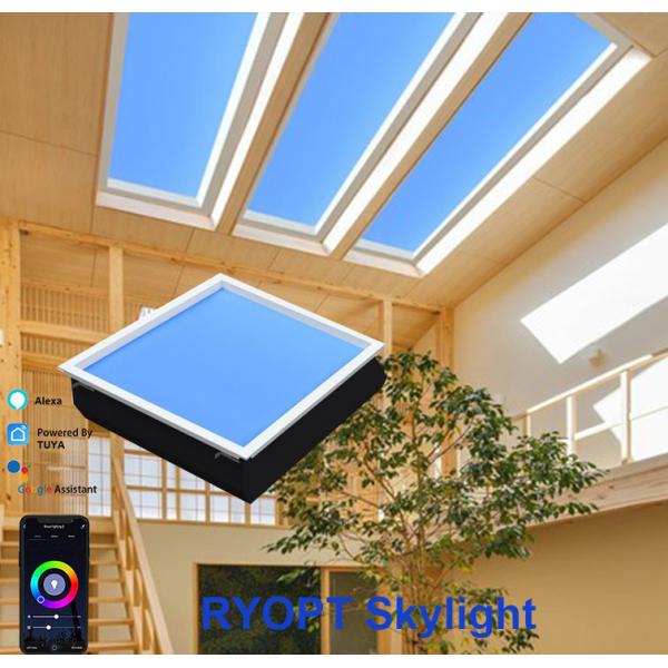 Quality 60x60cm Sky Cloud LED Ceiling Panel Light 100W Therapy RGB Surface Mounted for sale