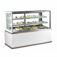 Quality Fan Cooling 220V Transparent Bakery Display Fridge for sale