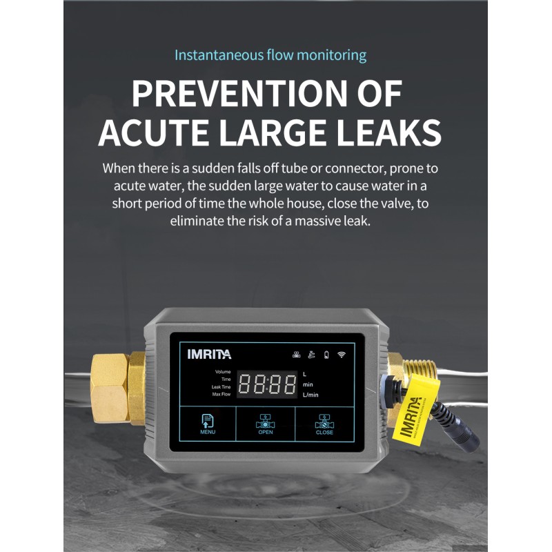 ROHS 240v Smart Home Water Sensor , Wireless Pipe Line Leak Detection ...