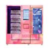 Quality Automatic Beauty Cosmetics Vending Machines LED Lighting Custom Stickers Display for sale