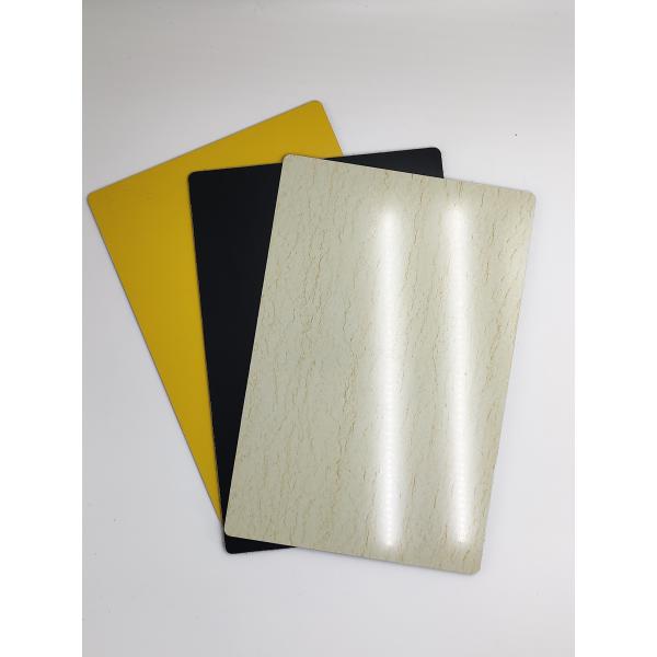 Quality Polyester Surface Coating Fire Rated ACP Sheets 0.1mm  Cladding Type for sale