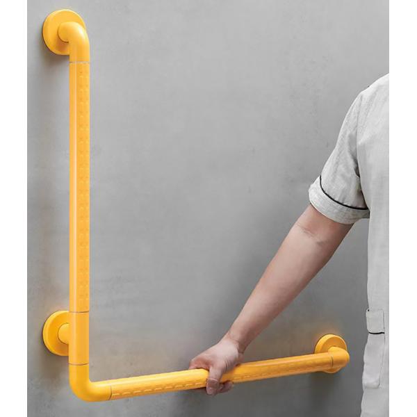 Quality L Shaped Stainless Steel Grab Rails , Wall Mount Handicap Toilet Grab Bars OEM ODM for sale