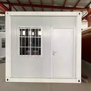 Quality Galvanized Steel Prefabricated Portable Site Office Cabin Huts OEM for sale