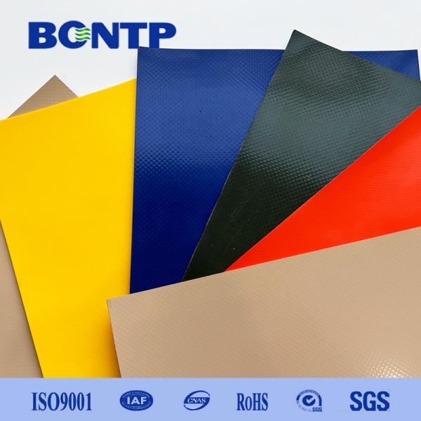Quality 1000D Vinyl PVC Coated Tarpaulin Fabric For Trailer Curtain Truck Cover for sale