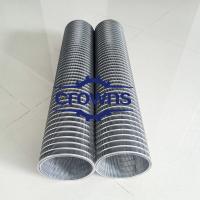China 316 316L stainless steel thread adapter connection wedge wire screen filter cartridge wedge wire sreen pipe factory