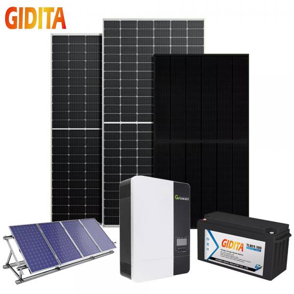 Quality Off Grid 5000w Solar Panels Pv Power Energy 5kwp 5kw Solar System for sale