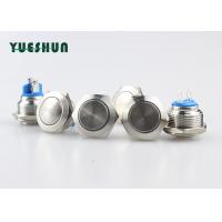 China NC NO Momentary Push Button Switch Doorbell Self Reset Silver Alloy Contact Material factory