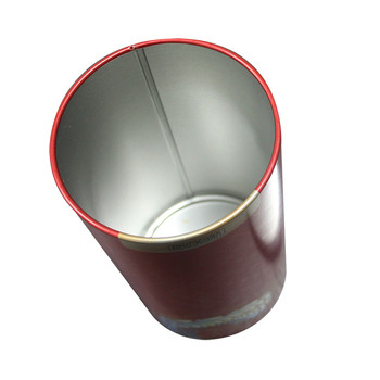Quality Color Printing Empty Tinplate Tea Tin Box Circular Square Customized Logo for sale
