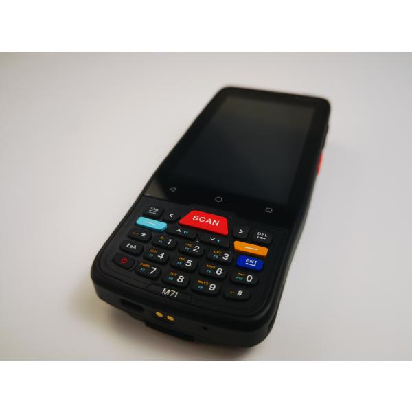 Quality Mobile Android PDA Scanner Keyboard Battery Replacable Sim Card Wifi Supported for sale