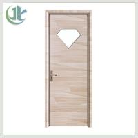 Quality Customized WPC Glass Door PVC Laminted Surface Finishing For Bathroom for sale
