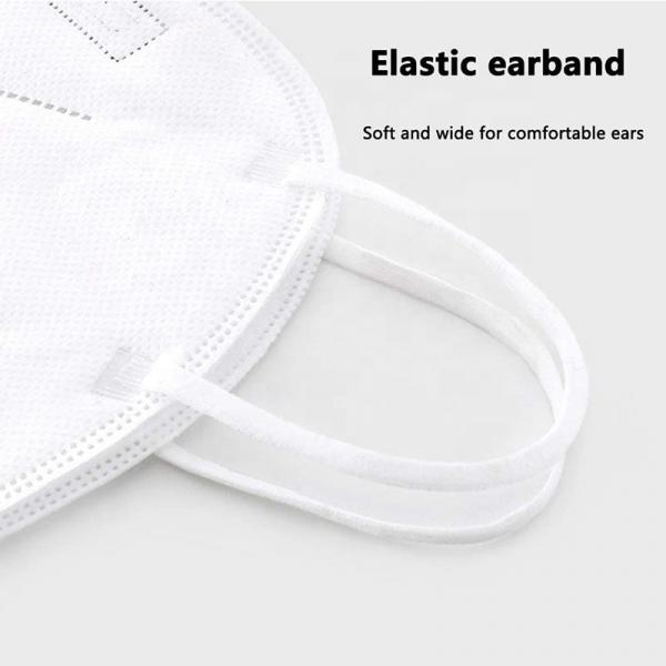 Quality Anti Pollution 3D Foldable KN95 Face Mask , 4-Layer Air Filter Safety Mask for sale