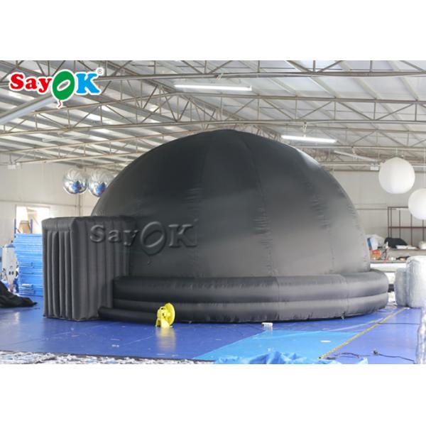 Quality 360 Dome Projection 5/6m Portable Black Inflatable Planetarium Tent for sale
