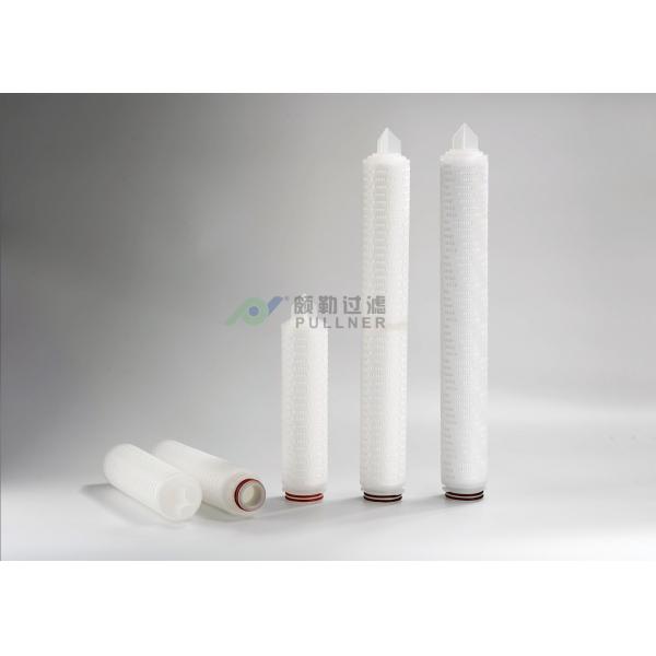 Quality RO Pre - Filtration Pleated Filter Cartridge PP Material Micro Low Differential for sale