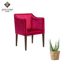 Quality Fabric Surface Seat Wooden Comfortable Dining Chairs Non-Deforming Non for sale