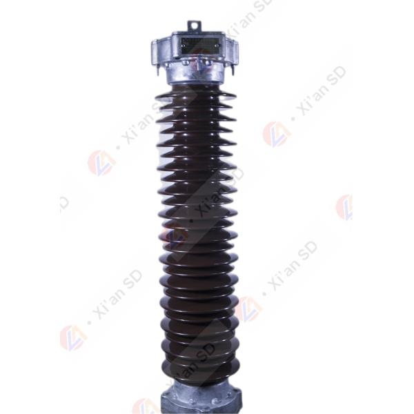 Quality Metal Oxide Lightning Surge Arrester Porcelain Gapless 110kV for sale