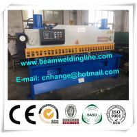 China Metal Sheet Hydraulic Shearing Machine , Guillotine Type Shearing Machine And Cutting for sale