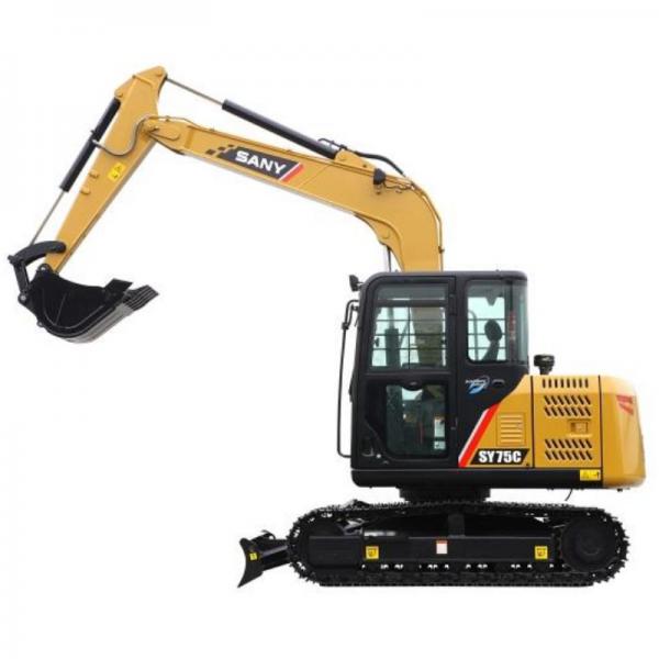 Quality 7000Kg Used SANY SY75C Excavator For Construction And Agriculture for sale