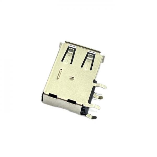 Quality Nickel 50u" Min Plated Overall DIP USB Connector USB 2.0 Socket With 1000mΩ Min for sale