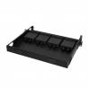 China 96 Port MPO Patch Panel High Density Multiple Polarities Black Shell factory