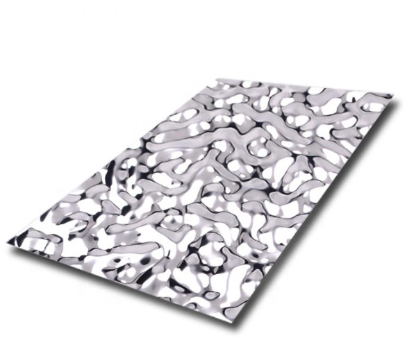 Quality Mirror Plate Water Ripple Stainless Steel Sheet For Ceiling for sale