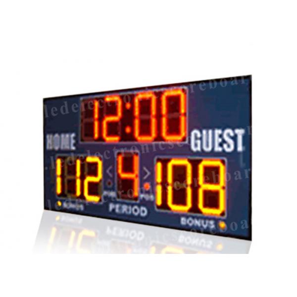 Quality Easy Installation Basketball Portable Scoreboard , Basketball Score Clock With for sale