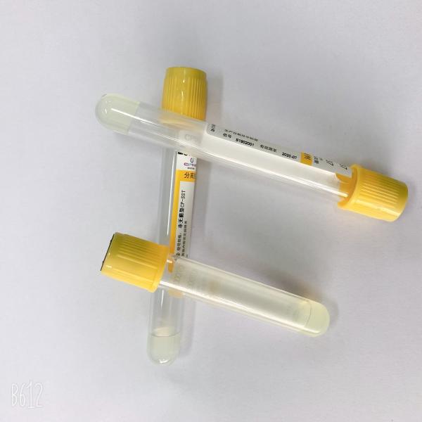 Quality Disposable Gel And Clot Activator Tube For Emergency Serum Biochemical Test for sale