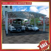 China outdoor backyard aluminium polycarbonate parking carport garage car shelter canopy awning for sale factory