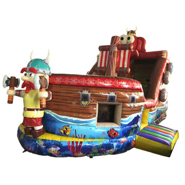 Quality Durable Inflatable Pirate Boat / Commercial Inflatable Pirate Boat Family Use for sale