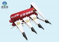 China Red + White Paddy Reaper Machine , Small Wheat Cutting Machine With Tractor factory