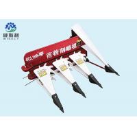 China Red + White Paddy Reaper Machine , Small Wheat Cutting Machine With Tractor factory