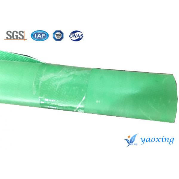 Quality Green Color Silicone Rubber Coated Glass Cloth With Good Fire Retardant for sale