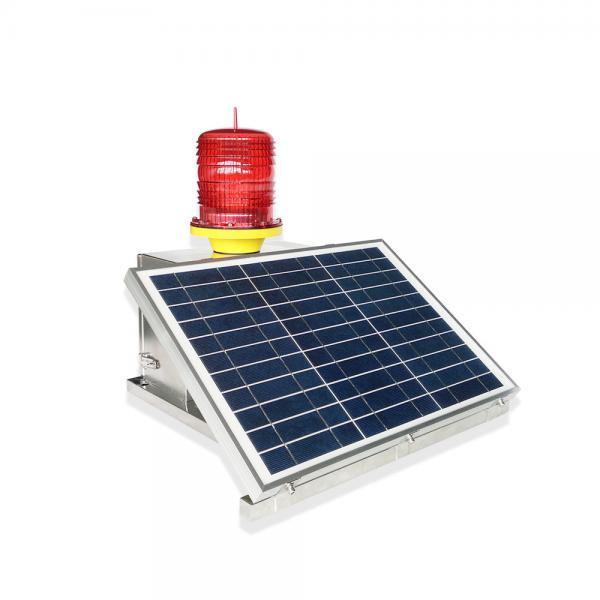 Quality Wind Turbine Flying Solar Powered Warning Lights FAA L864 Dusk To Dawn Operation for sale
