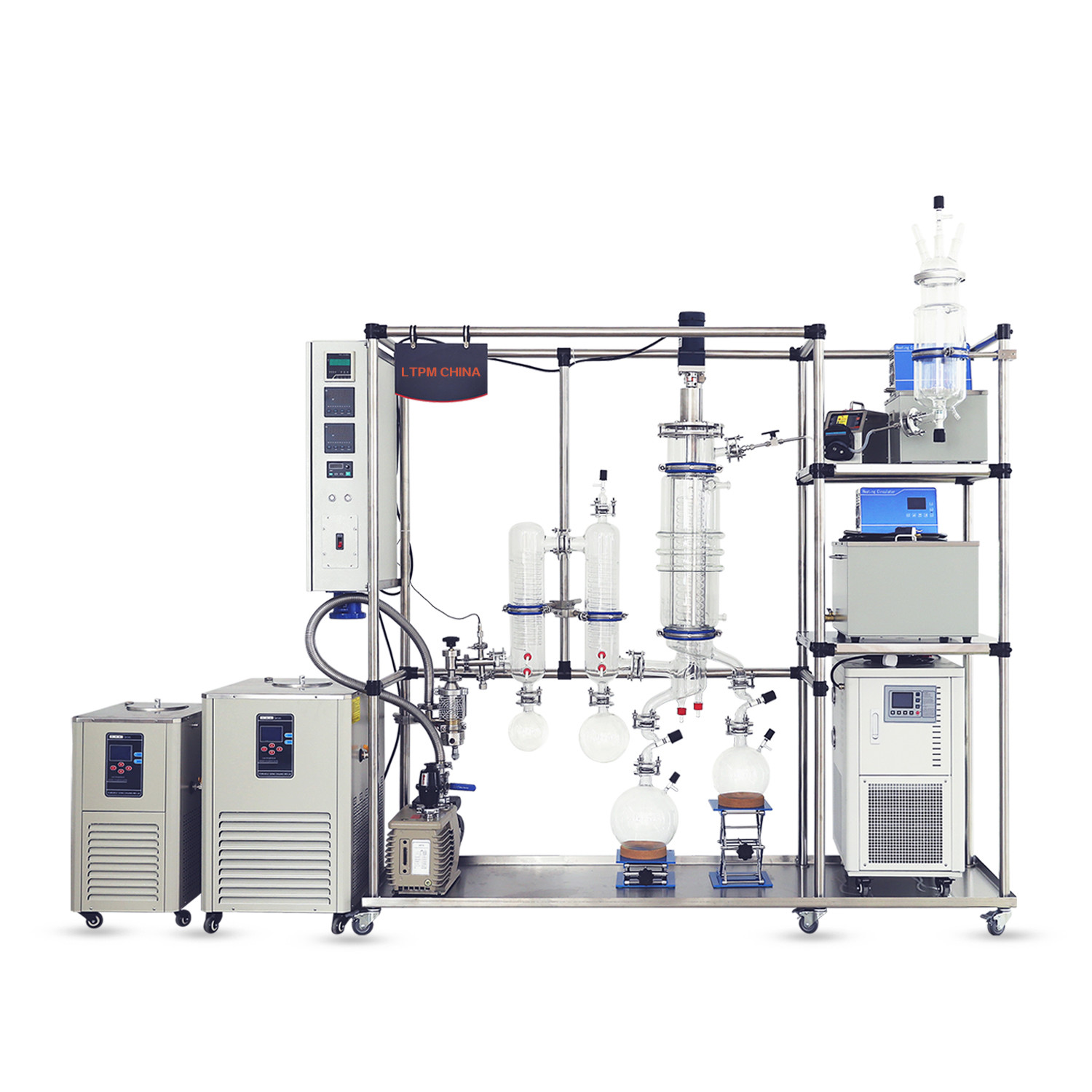 China Automatic Herb Extraction Equipment Hemp Oil Short Path Distillation Machine factory