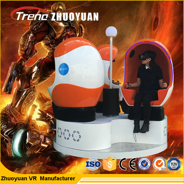 Quality 360 Degree Orange Interactive 9D Movie Theater With Cinema Game SGS Approved for sale