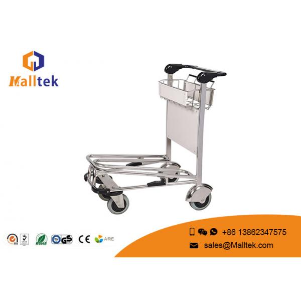 Quality Lightweight Airport Luggage Trolley Foldable Travel Passenger Airport Push Cart for sale