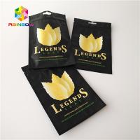 China Smell Proof Custom Printed Sative Leaves Packaging Smoking Weed Bags For Tobacco factory