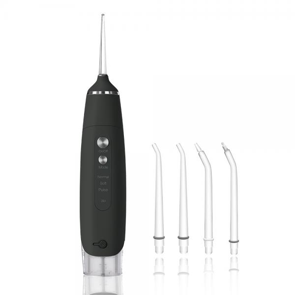 Quality Black Smart Water Flosser Oral Care Toothpick DC 5V 1A PP Nozzles for sale