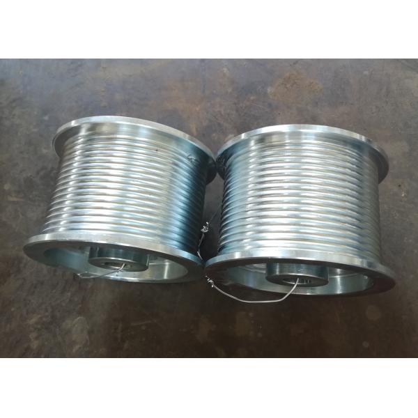 Quality Customized Q355B Steel Grooved Cable Drum For Wire Rope Winch for sale