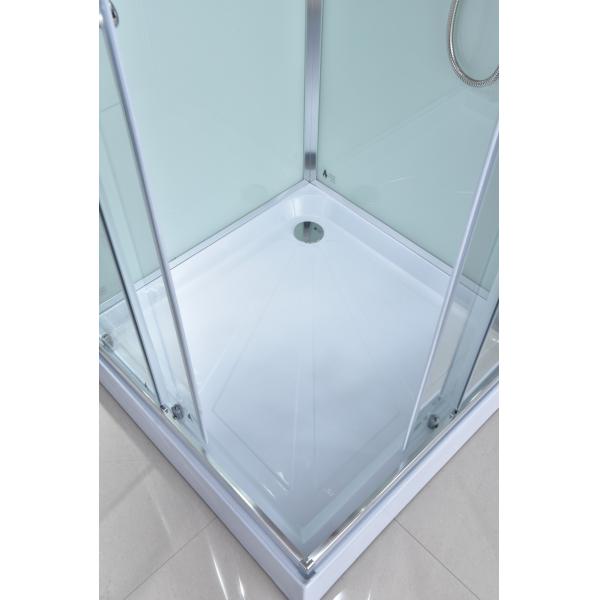 Quality 5mm Sliding Bathroom Shower Glass Enclosures 800x800x2150mm for sale
