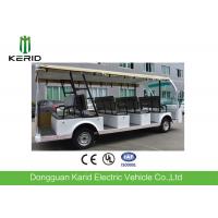 China Battery Operated 11 seater 5kw Electric Sightseeing Car Club Cart With Rain Shade For Hotel for sale