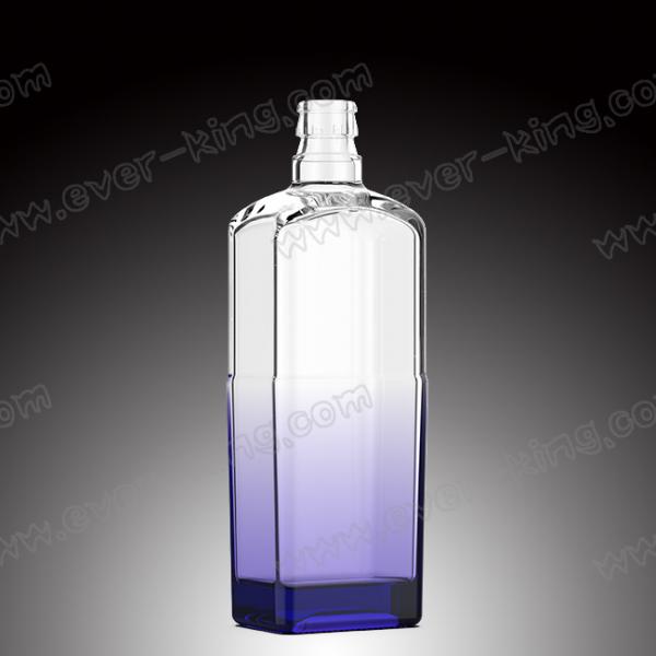 Quality High Flint Glass Bottle 700ml For Vodka Wine Liquor for sale
