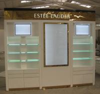 China LED Lightings Famous Cosmetics Shop Wood Cabinets factory
