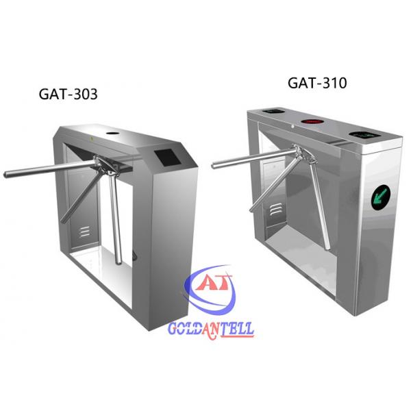 Quality Security Semi automatic Tripod Barrier Gate for building , Three Metal Rods for sale