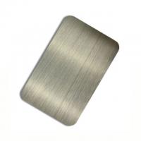 Quality Silver Brushed Ss Decorative Sheets OEM 201 304 316 SGS Certificate for sale