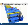 China 380V 50Hz Steel Tile Forming Machine with Compture Control System / Cr12mov Blade factory