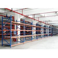 China Cold Rolled Steel Long Span Racking System Garage Storage Shelving RAL System Color for sale