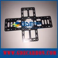 China 3k carbon fiber laminated plate cnc cutting by CAD Drawing factory