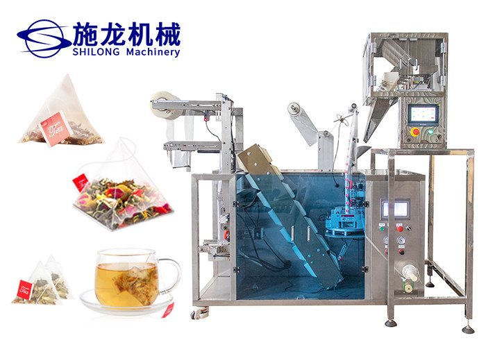 China Pyramid Shape Durable Tea Bag Machine SHIlong Nylon Triangle factory